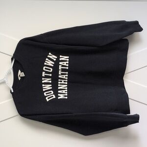 H&M Navy Downtown Manhattan Sweatshirt
